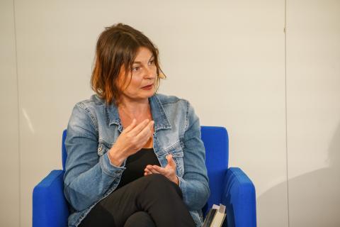 Radka Denemarková beim 1. Europäischen Autoren-Gipfel